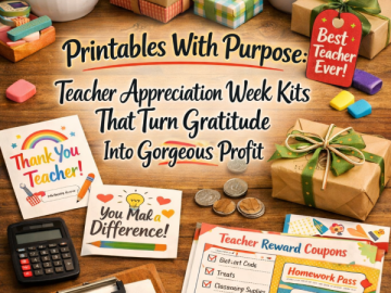 Printables With Purpose: Teacher Appreciation Week Kits That Turn Gratitude Into Gorgeous Profit