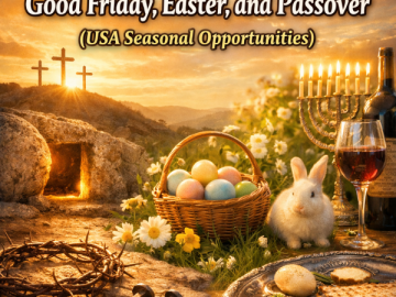 How to Make Money From Good Friday, Easter, and Passover (USA Seasonal Opportunities)