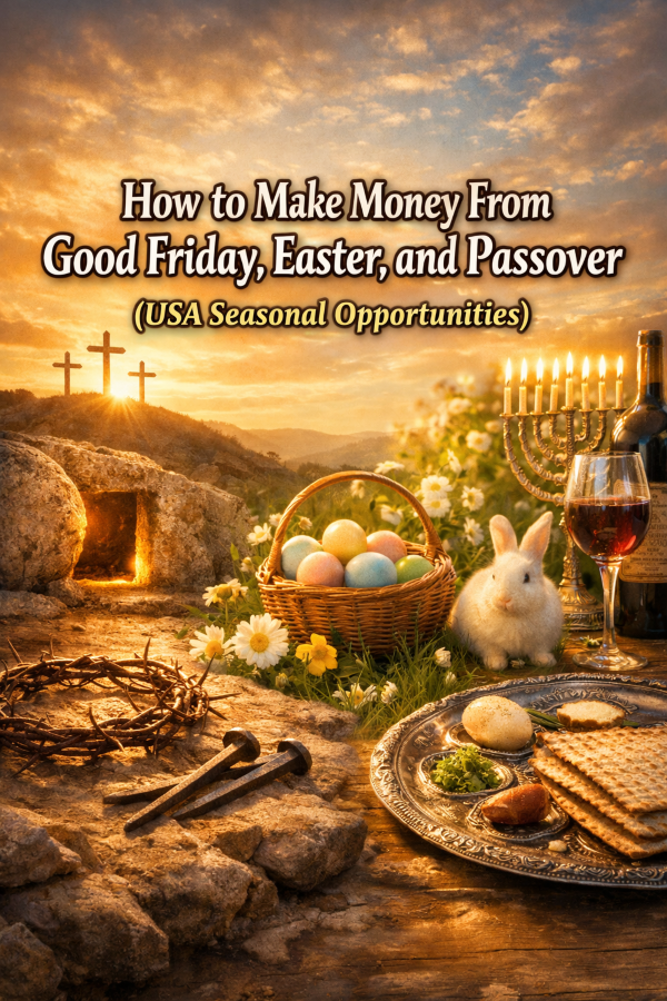 How to Make Money From Good Friday, Easter, and Passover (USA Seasonal Opportunities)