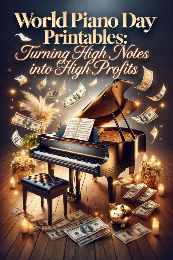 🎹 World Piano Day Printables: Turning High Notes into High Profits