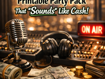 World Radio Day Printable Party Pack That *Sounds* Like Cash!