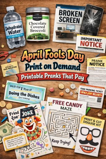 April Fools Day Printables – The Prank That Pays