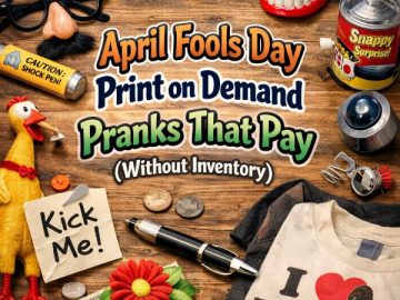 April Fools Day Print on Demand – Pranks That Pay (Without Touching a Single T-Shirt)