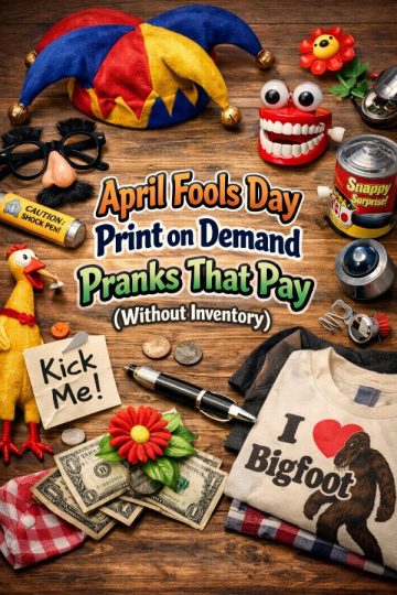 April Fools Day Print on Demand – Pranks That Pay (Without Touching a Single T-Shirt)