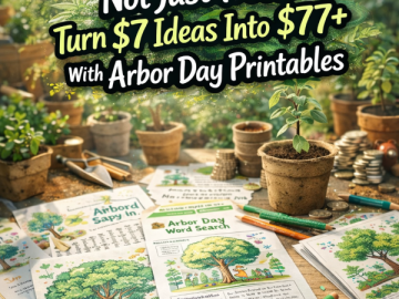 Plant Profits, Not Just Trees: Turn  Ideas Into + With Arbor Day Printables