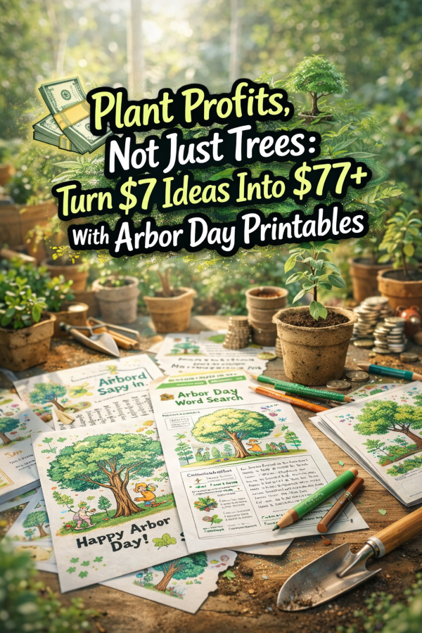Plant Profits, Not Just Trees: Turn  Ideas Into + With Arbor Day Printables