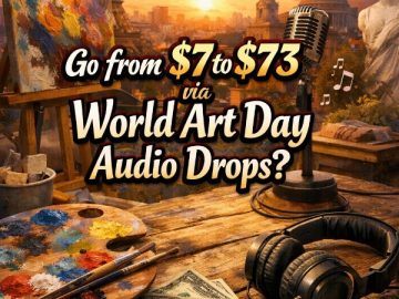 Go from  to  via  World Art Day Audio Drops?