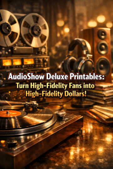 AudioShow Deluxe Printables: Turn High‑Fidelity Fans into High‑Fidelity Dollars!