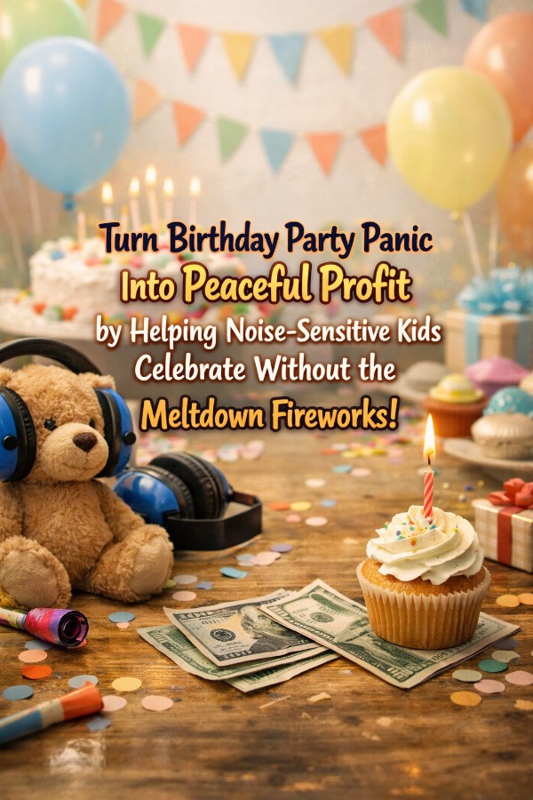 Turn Birthday Party Panic Into Peaceful Profit by Helping Noise-Sensitive Kids Celebrate Without the Meltdown Fireworks
