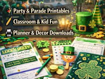 🍀 Cash in on St. Patrick’s Day Printables!