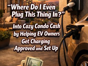 Turn “Where Do I Even Plug This Thing In?” Into Cozy Condo Cash by Helping EV Owners Get Charging Approved and Set Up