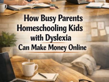 How Busy Parents Homeschooling Kids with Dyslexia Can Make Money Online