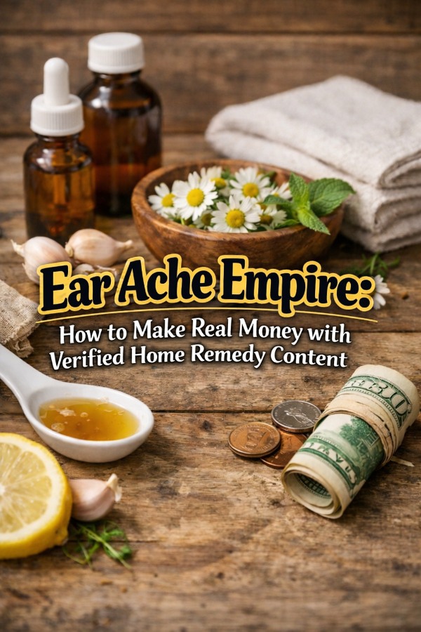 Ear Ache Empire: How to Make Real Money with Verified Home Remedy Content