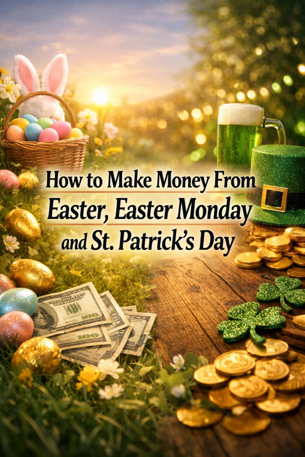 How to Make Money From Easter, Easter Monday and St. Patrick’s Day