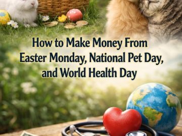 How to Make Money From Easter Monday, National Pet Day, and World Health Day