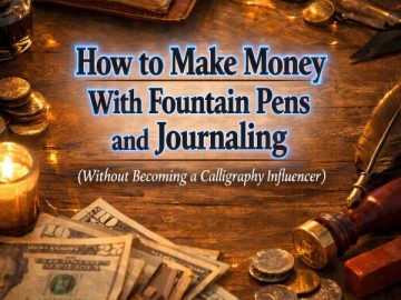 How to Make Money With Fountain Pens and Journaling (Without Becoming a Calligraphy Influencer)