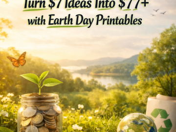 Grow Green Profits: Turn  Ideas Into + with Earth Day Printables