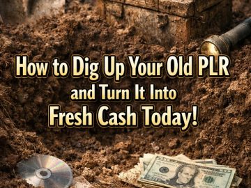 How to Dig Up Your Old PLR and Turn It Into Fresh Cash Today!