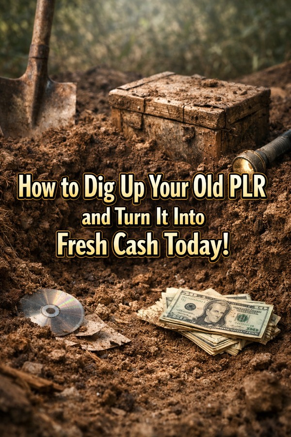 How to Dig Up Your Old PLR and Turn It Into Fresh Cash Today!