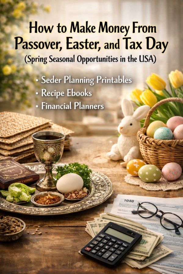 How to Make Money From Passover, Easter, and Tax Day (Spring Seasonal Opportunities in the USA)