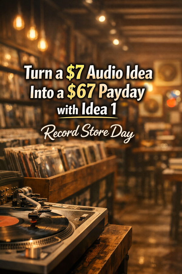 Turn a  Audio Idea Into a  Payday with Idea 1