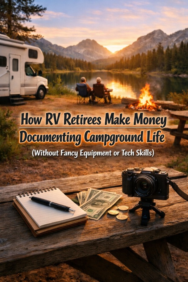 How RV Retirees Make Money Documenting Campground Life (Without Fancy Equipment or Tech Skills)