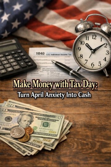Make Money with Tax Day: Turn April Anxiety Into Cash