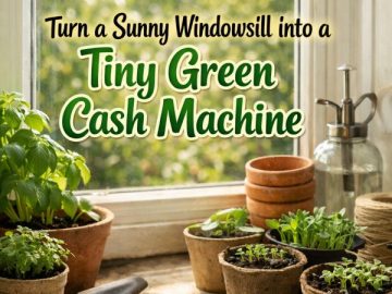 Turn a Sunny Windowsill into a Tiny Green Cash Machine