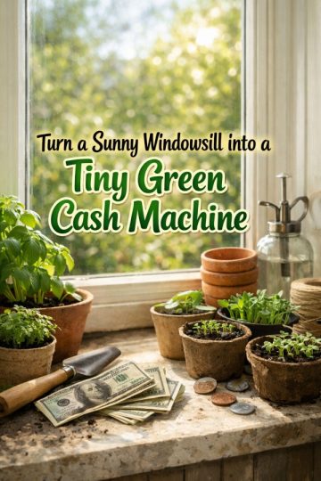 Turn a Sunny Windowsill into a Tiny Green Cash Machine