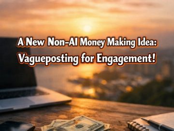A New Non-AI Money Making Idea: Vagueposting for Engagement!