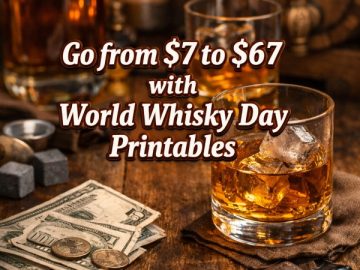 Go from  to  with World Whisky Day Printables