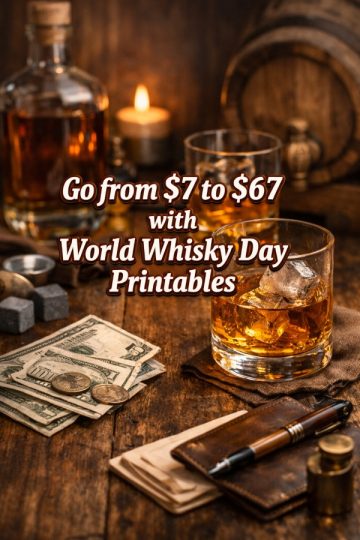 Go from  to  with World Whisky Day Printables