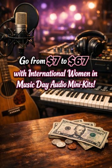 Go from  to  with International Women in Music Day Audio Mini-Kits