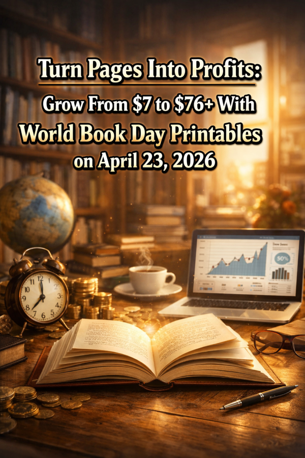 Turn Pages Into Profits: Grow From  to + With World Book Day Printables on April 23, 2026
