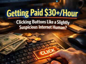 Getting Paid +/Hour Clicking Buttons Like a Slightly Suspicious Internet Human?