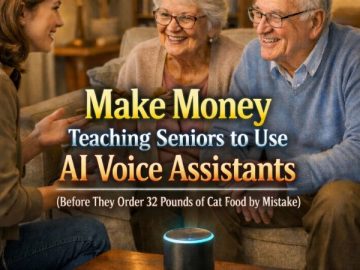Make Money Teaching Seniors to Use AI Voice Assistants (Before They Order 32 Pounds of Cat Food by Mistake)