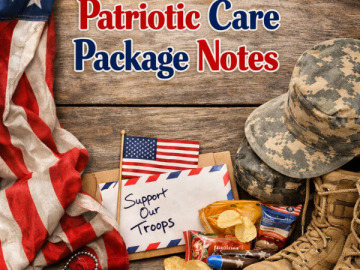 A Clever Printable Idea for Armed Forces Day: Patriotic Care Package Notes