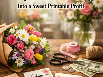 Turn “Bring Flowers to Someone Day” Into a Sweet Printable Profit