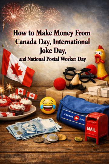 How to Make Money From Canada Day, International Joke Day, and National Postal Worker Day