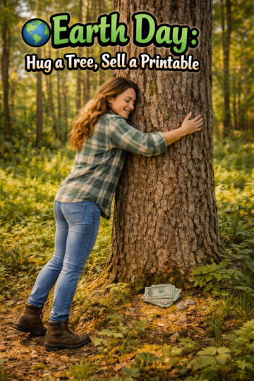 🌍 Earth Day: Hug a Tree, Sell a Printable
