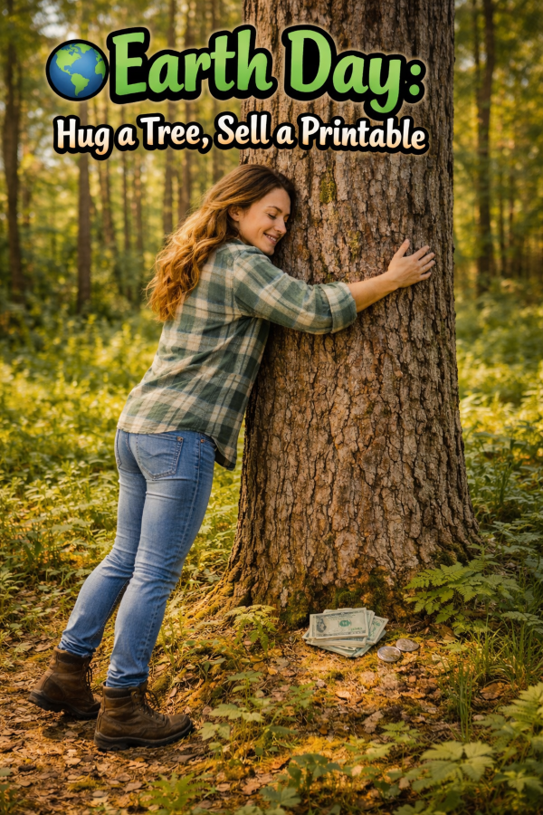 🌍 Earth Day: Hug a Tree, Sell a Printable