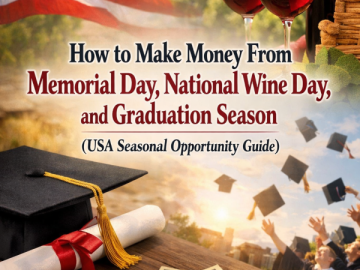 How to Make Money From Memorial Day, National Wine Day, and Graduation Season (USA Seasonal Opportunity Guide)