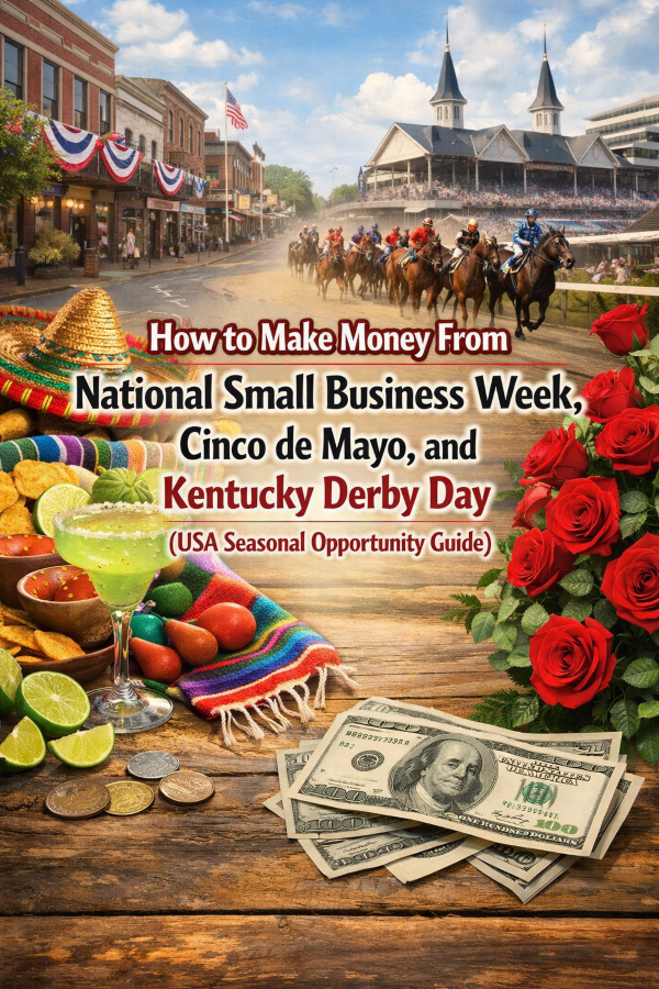 How to Make Money From National Small Business Week, Cinco de Mayo, and Kentucky Derby Day (USA Seasonal Opportunity Guide)