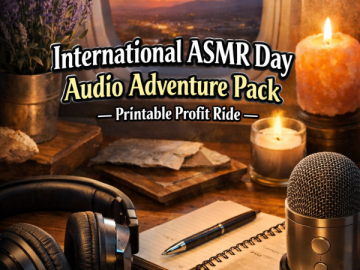 🎧 “International ASMR Day Audio Adventure Pack” — Printable Profit Ride