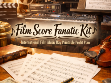 🎼 “Film Score Fanatic Kit” — International Film Music Day Printable Profit Plan
