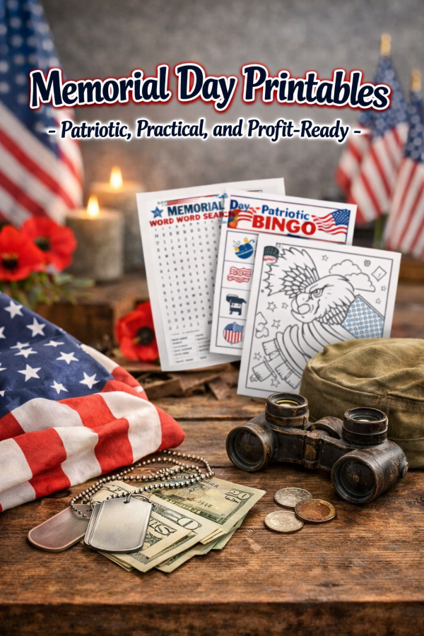 Memorial Day Printables – Patriotic, Practical, and Profit-Ready