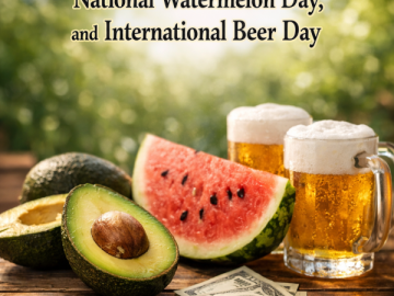 How to Make Money From National Avocado Day, National Watermelon Day, and International Beer Day