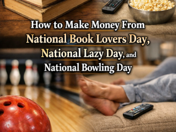 How to Make Money From National Book Lovers Day, National Lazy Day, and National Bowling Day