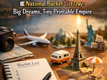 📝 National Bucket List Day: Big Dreams, Tiny Printable Empire