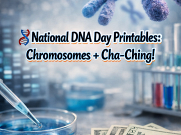 🧬 National DNA Day Printables: Chromosomes + Cha-Ching!